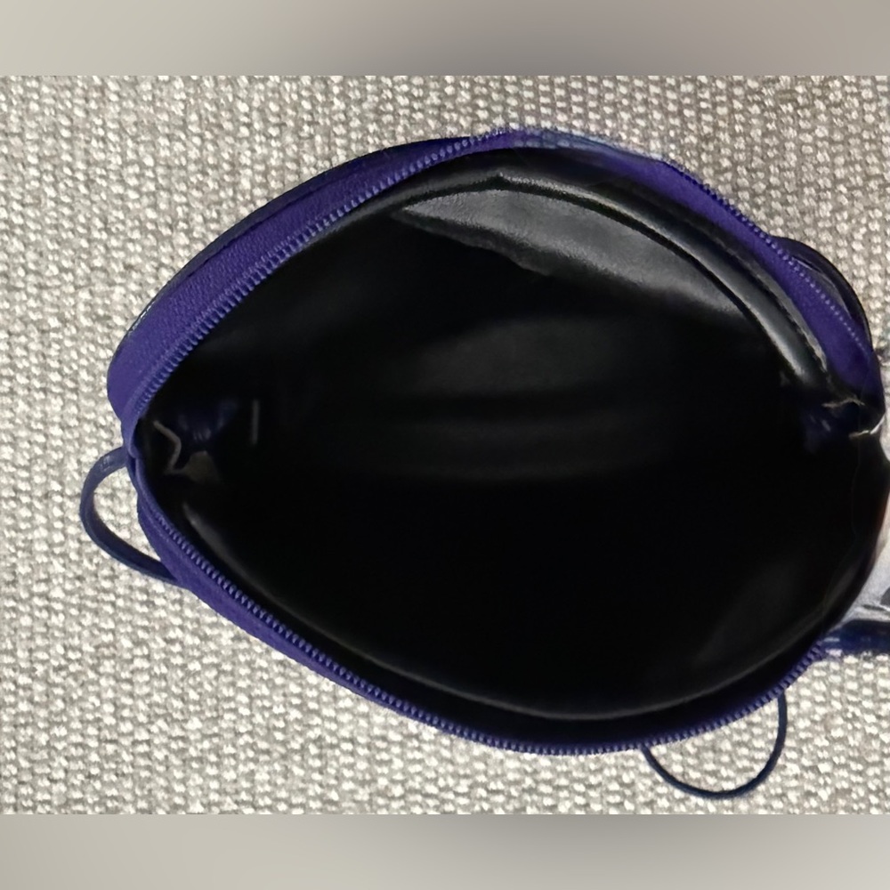 Carols Falchi Leather Purple Leather Crossbody Bag View 5